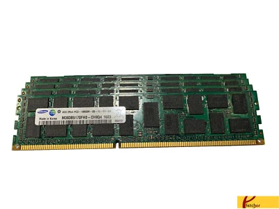 16GB (4X4GB) MEMORY FOR DELL POWEREDGE T410 T610 R610 R710 R715 R810 R815 R915