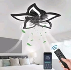 Flower Ceiling Fans with Lights, Small 27 Inch Modern Low Profile Ceiling Fan