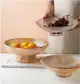 創意干果盤高腳玻璃網紅水果盤輕奢風客廳家用茶幾零食果盤【青木鋪子】