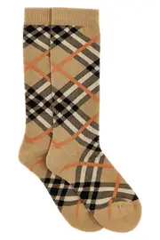 BURBERRY Check Socks