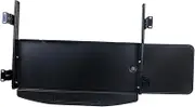 Keyboard Drawer Under Desk, Computer Keyboard Tray Supplies, Pull Out Keyboard Tray (Black Mouse Platform)