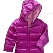 Healthtex Baby Girls Bubble Puffer Jacket, Orchid, size 18 months