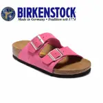 BIRKENSTOCK 勃肯軟木男女佛羅里達兩粒扣玫瑰紅拖鞋34-41