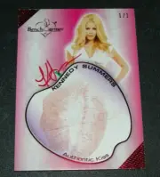 2018 Benchwarmer KENNEDY SUMMERS Hot For Teacher KISS Red Foil Auto 1/1 PLAYBOY