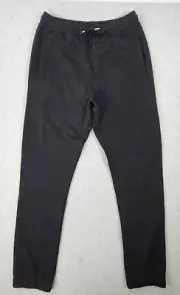 Bel-Air Athletics Sweatpants Mens Medium 30x31 Black Embroidered Tapered Pants