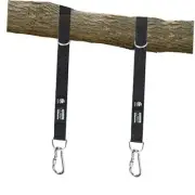 Tree Swing Hanging Strap - 5ft Swing Straps Outdoor Suspension Black
