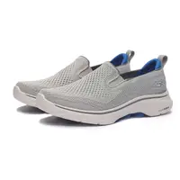在飛比找Yahoo奇摩購物中心優惠-SKECHERS 休閒鞋 GO WALK 7 灰藍 健走 懶