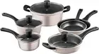 Bergner - 10 Pcs Retro Cookware - Pots and Pans Set Nonstick - Induction Cookwar