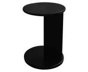 Brentwood Round Lamp Table (Black)