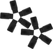 10 Pcs Glove Box Clamp Car Retainer Clips Automotive Trim Push Pins Small Black Clips Automotive Plastic Fastener Kit Parcel Shelf Clamp Auto Accessories Black Plastic