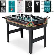 Best Choice Products 10-in-1 Combo Game Table Set w/Hockey, Foosball, Pool, Shuffleboard, Ping Pong, Checkers, Bowling, and Backgammon - Arcade