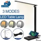 LED Desk Lamp Black Smart Reading Lamp with USB Charging Port 5 Lighting ModesAU