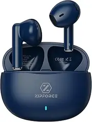 [ZIPFORCE] True Wireless Earbuds, in-Ear Bluetooth 5.3 Headphones 4-Mics ENC Clear Call, Bluetooth Earbuds Touch Control 40 Playtime, IPX6 Waterproof TWS, Light-Weight Earphones