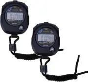 Digital Stopwatch-Sports Timer Set Multi-Function Professional Handeled Large B)