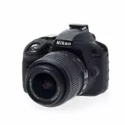 easyCover Nikon D3300 / D3400 Silicone Camera Case Black EA-ECND3300B