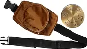 1 Set Single Pure Copper Box Smokeless Relief Massage Tool Environmental Protection Design for Home and Beauty Salon Use Brown Color Style