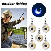 MINI LED FISHING LIGHT LURE BAIT NIGHT FLASH LAMP FLUORESCENT GLOW UNDERWATER*