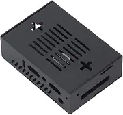 Orange Pi 5 MAX Zinc Alloy Case,Cooling Metal Case Housing with Cooling Fan,2 Pin Interface,Single Board Computer Metal Cooling Case Compatible with Orange Pi 5 MAX