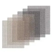 Dyiom BBQ Grill Mesh Mat for Smoker, Pellet, Gas, Charcoal Grill Durable 6-Piece