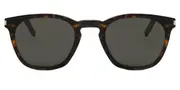 Saint Laurent SL 28 SLIM 003 Men's Sunglasses Tortoiseshell Size 49