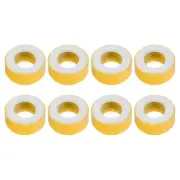 8Pcs Toroid Core,Ferrite Chokes Ring (Yellow White,33.5x19.5x11.1mm)