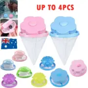 Washing Machine Filter Bag Floating Lint Hair Catcher Mesh Pouch Laundry Tool HI