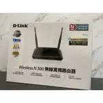 全新D-LINK 無線分享器 N300 封膜未拆