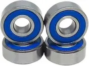 NFGEGPKPHA 1pcs 695RS Bearing 5x13x4 ABEC3 Electric RC Car Truck Bearing 695 2RS 5 13 4 Blue Rubber Sealed Ball Bearings 5 * 13 * 4(MR148-2RS 8x14x4mm)