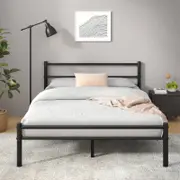 Zinus Double Metal Bed Frame Base - Black