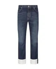 Loewe Turn-Up Denim Jeans IT50 Blue