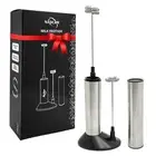 NAPCAM USB milk frother, coffee accessories handheld mixer blender, matcha