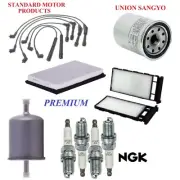 Tune Up Kit Filters Cap Wire Plugs For NISSAN XTERRA V6 3.3L; Supercharged 02-04