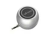 A5 Mini Portable 3.5mm Plug Stereo Speaker External Amplifier SILVER COLOR