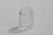 LEGO® Trans Clear Brick Round 1 x 1 moc parts 3062b bulk pack - 100 pcs