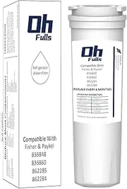 [OHFULLS] 836848 Refrigerator Water Filter, Replacement for Fisher & Paykel #862285 Replaces #836848, 836860, E522B, PS2067635, RF90A180DU, EFF-6017A, E402B, E442B, SUPCO WF296, RF135B (1-Pack)