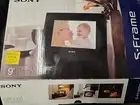 Sony S-Frame Model# DPF-D95 Digital Photo Frame 9" Black Remote**Brand New**