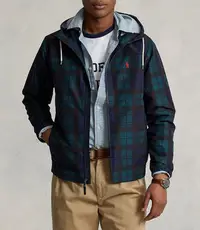 在飛比找Yahoo!奇摩拍賣優惠-☆【RL男生館】【POLO Ralph Lauren格紋連帽