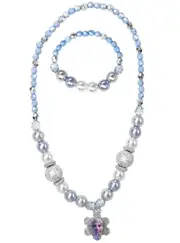 Sparkling Frozen Snowflake Girls Elsa Costume Jewellery Set