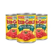 Red Gold Petite Diced Tomatoes, 14.5 Ounce, 3 Cans