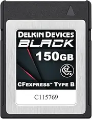 Delkin Devices 150GB BLACK CFexpress Type B Memory Card