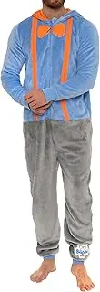[Blippi] Onesie | Novelty Onesies For Men | Mens Fleece Onesies| Gifts For Men | Sizes Small To XX-Large
