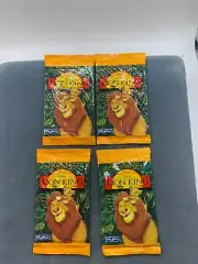 4 Sealed Packs Lion King Trading Cards Skybox Random Pop Up Card Series
