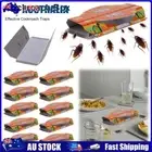 AU 10Pcs Roach Killer Sticky Baited Cockroach Traps Roach Killer Indoor Infestat