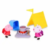 在飛比找蝦皮購物優惠-二手✨佩佩豬 戶外露營組 Peppa Pig 野餐組 粉紅豬