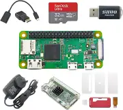 DIGISHUO Raspberry Pi Zero WH Complete Kit 1GHz 512M Wtih Two Case 32G Sandis...
