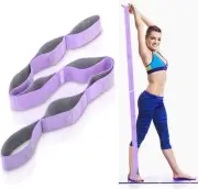 Stretch Strap, Elastic Yoga Stretching Strap, Multi-Loop For Physical Therapy,