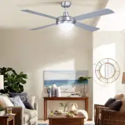 NNEDSZ Devanti 52'' Ceiling Fan AC Motor w/Light w/Remote - Silver