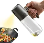 Cooking Oil Sprayer | 250ml Kitchen Cooking Oil Sprayer | Refillable Liquid Container with Portion Control for Baking, Barbecue, Salad