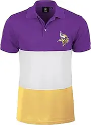 FOCO Men's NFL Team Logo Polo Short Sleeve Shirt