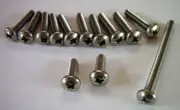 1975-77 Norton Commando 850 Mark III, Primary Cover Stainless Philips Set, 13 pc